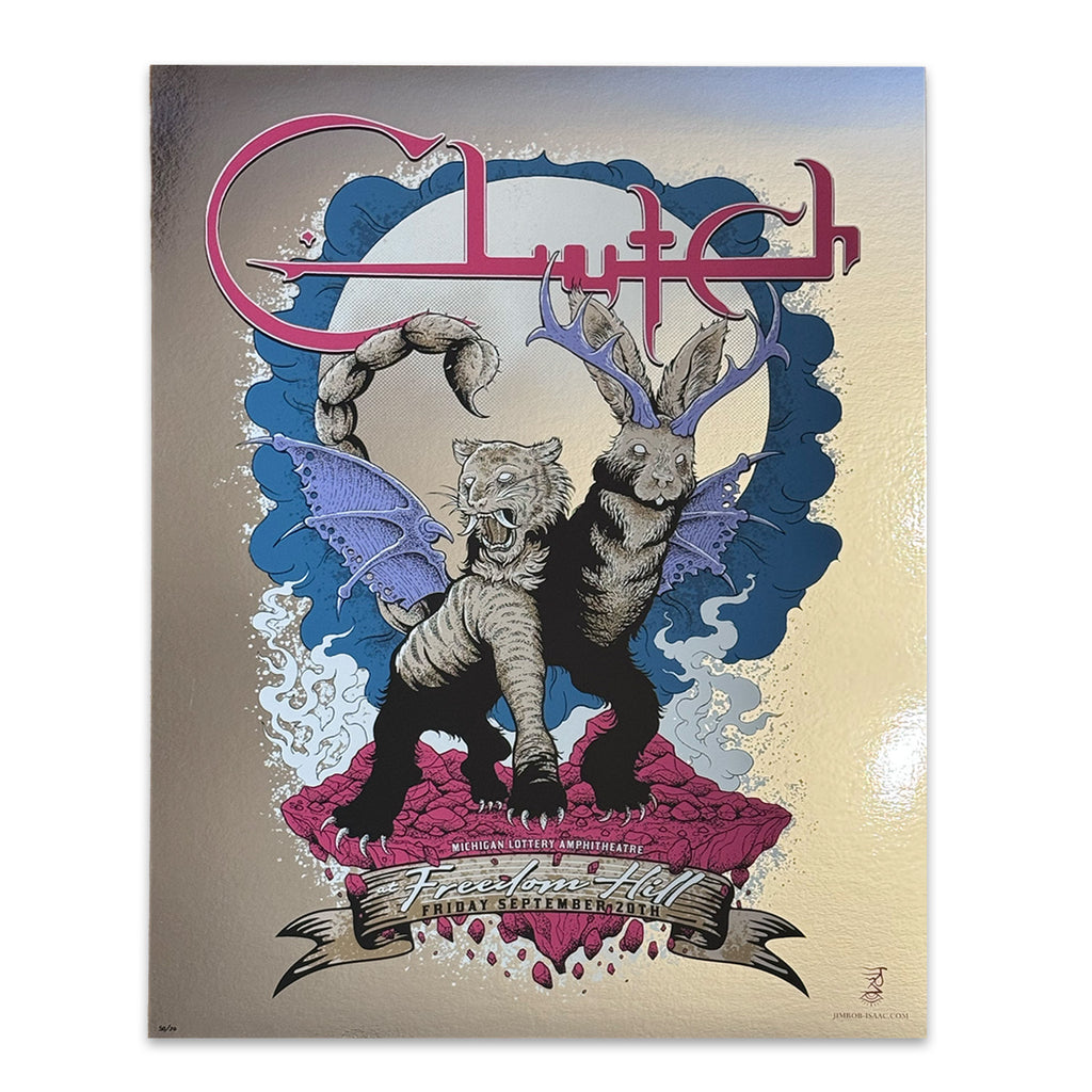 09/20/24 - Sterling Heights, MI (Silver Foil) – Clutch Merch